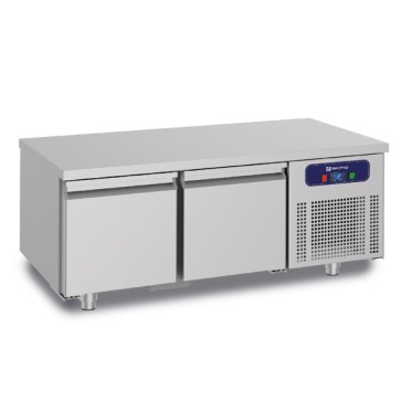base freezer con 2 cassetti 1/1 per apparecchiature di cottura, l=1400 mm