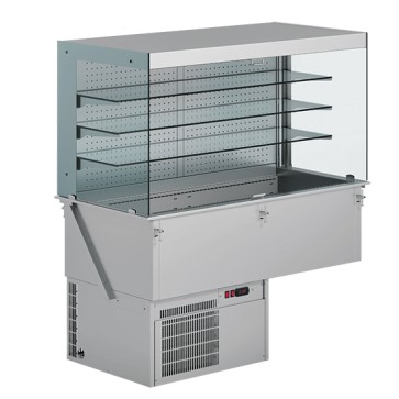 Murale refrigerato aperto ad incasso, 3x gn 1/1