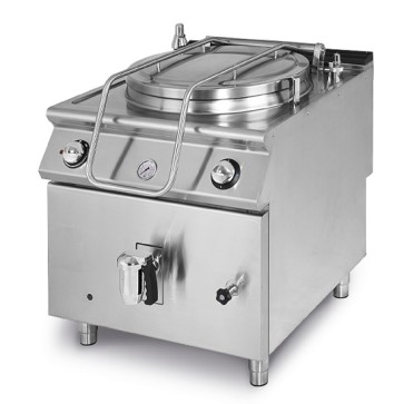 Pentola elettrica, riscaldamento indiretto, capacità 150 litri