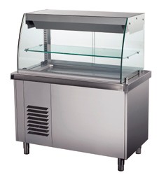 VETRINA CALDA SU PIANO CALDO/ARMADIO NEUTRO;1600