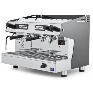 Macchina caffè professionale semi automatica,2 gruppi boiler 9 litri