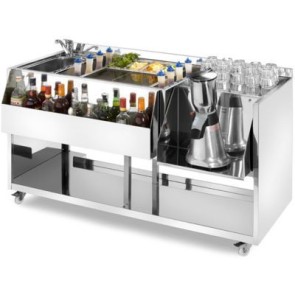 Cocktail station mm 1500x700x830 h