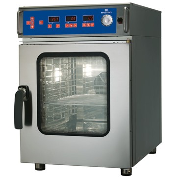 Forno combinato elettrico da 10x GN 1/1 con umidificatore, controllo digitale e autolavaggio
