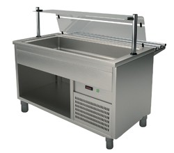 Elemento vasca refrigerata su vano a giorno 5x gn1/1