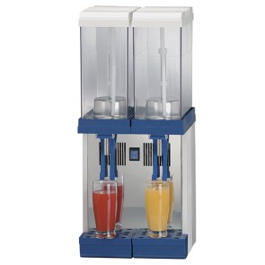 Distributore bevande fredde, professionale capacità litri 2x 9
