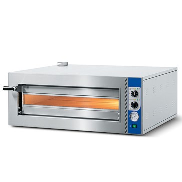 forno pizza elettrico da 4 pizze ø 350 mm, controllo meccanico