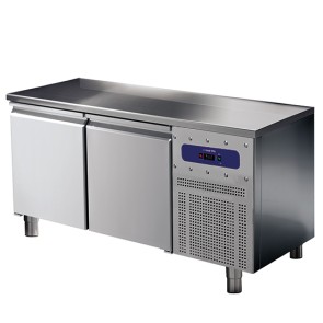 tavolo refrigerato da 600 mm a 2 porte, -2°/+8°C