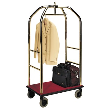 Carrello portabagagli, struttura ottonata, larghezza=980mm h=1890 mm