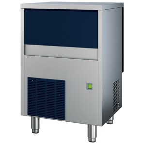 Produttore di ghiaccio professionale a cubetti, condensazione acqua,produzione 53kg/24h