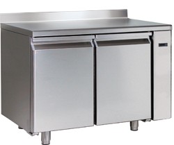 Tavolo freezer remoto a 2 porte GN 1/1 con alzatina, -10°/-25°C