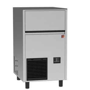 Produttore di ghiaccio a cubetti, raffreddamento ad aria, 47 kg/24 h