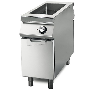 Bagnomaria elettrico su vano con porte da 1 vasca GN 1/1+1/3