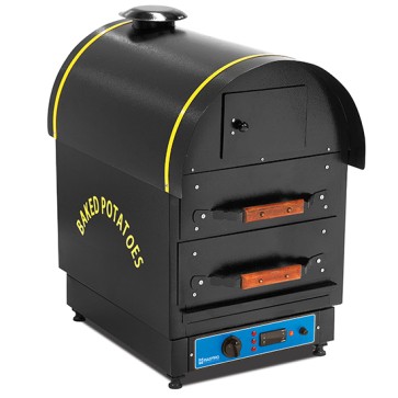 Forno per patate con 2 cassetti, capacità 24-30 patate/ ora