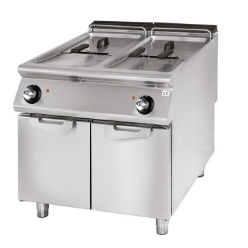 Friggitrice gas, capacità 2x 21 litri