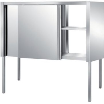 Pensile con porte scorrevoli su 2 fronti mm 2200x400x1160 h