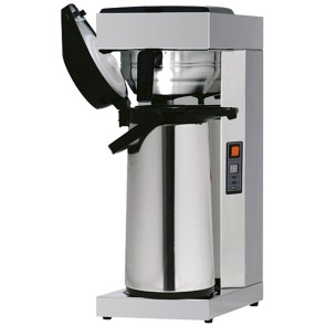 Macchina caffè professionale a filtro con bricco termostatico con termos da 2,2lt, attacco idrico diretto