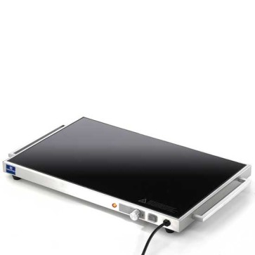 Piano caldo GN 2/1 con vetro temperato