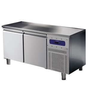Tavolo freezer 600 mm a 2 porte, -10°/-20°C