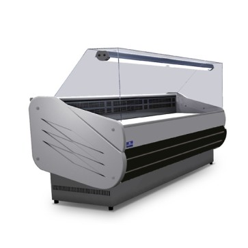 Banco refrigerato ventilato da 1520 mm con vetro retto, +3°/+5°C