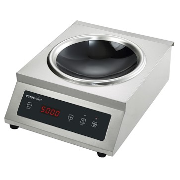 Piano cottura a induzione wok da banco Ø 330 mm 5 kW - 400V