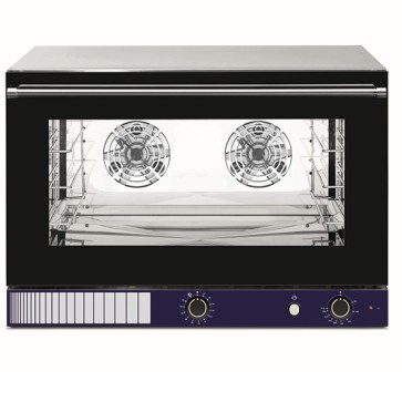 Forno convezione elettrico 4 teglie gastronomia,pasticceria,umidificatore man. inversione velocità