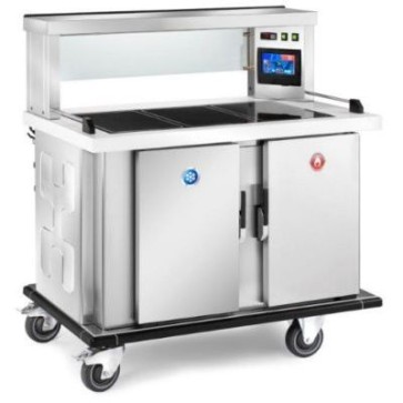 Carrello multiservice mts, cook & serve ciclo mantenimento vani freddo/freddo cook & chill ciclo rigenerazione vani freddo/caldo