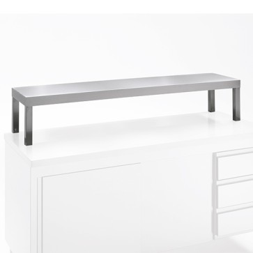 Mensola, sovrastruttura singola, fianchi aperti, 2100x350 mm