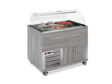 Carrello vasca fredda statica