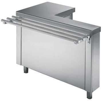 Elemento cassa con cassetto per scorrivassoio su lato a destra, l=1200 mm