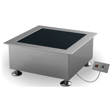 Piano di cottura a induzione ad incasso 5 kW, 1 piastra Ø 280 mm