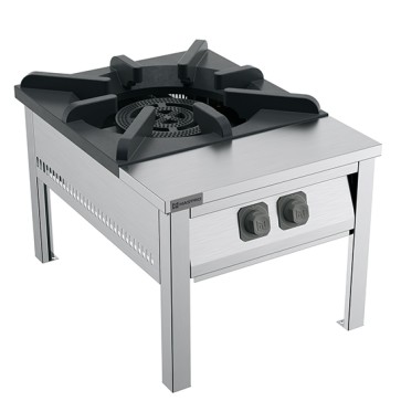 Fornellone a gas (GPL) a terra da 1 bruciatore 24 Kw