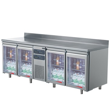 Tavolo refrigerato a doppia temperatura 4 porte GN 1/1, -2°+8°C/ -10°-22°C
