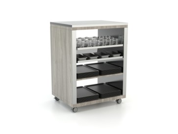 Modulo vassoi/bicchieri/posate