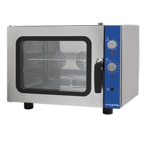 Forno professionale elettrico a convezione 4x GN 2/3 con umidificatore e 2 ventole auto-reverse