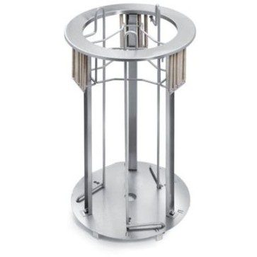 Sollevatore piatti neutro da incasso, dimensioni foro ø305mm, altezza struttura 785mm, altezza con coperchio trasparente 870mm