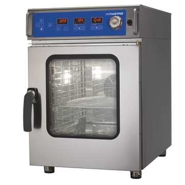Forno combinato elettrico da 6 GN 1/1 con umidificatore, controllo digitale e autolavaggio