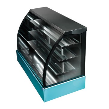 Banco caldo per pasticceria con 3 ripiani, +65°C, l=1500 mm - RAL9005