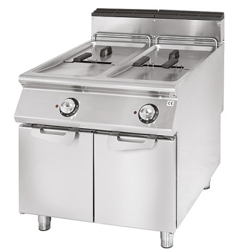 Friggitrice elettrica, capacità 2x 21 litri