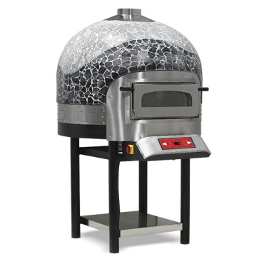 Forno pizza elettrico rotativo, 0°C-400°C - 6 pizze Ø 300