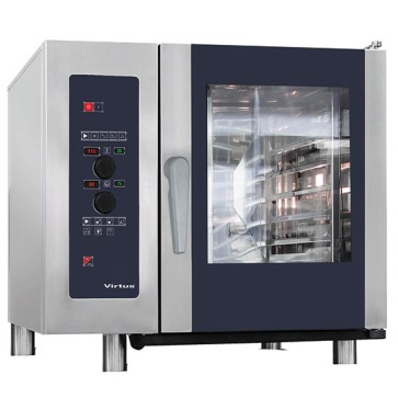 Forno a convezione elettrico con vapore diretto e sistema di lavaggio automatico, 6x GN 1/1